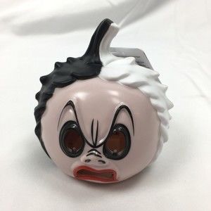 Disney Villians Cruella 101 Dalmations Pumpkin Mini Light Up Halloween Decor